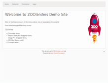 Tablet Screenshot of demo.zoolanders.com
